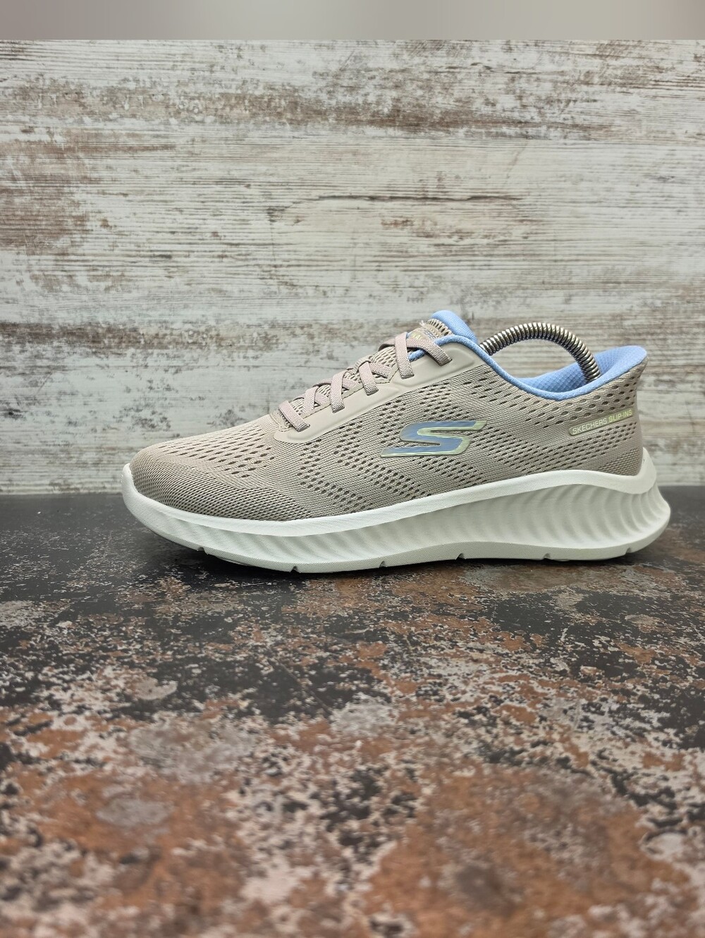 Wmns Skechers Go Walk Now Khloe Slip Ins Running Shoes Sz 9 Hands Free 125643 TP